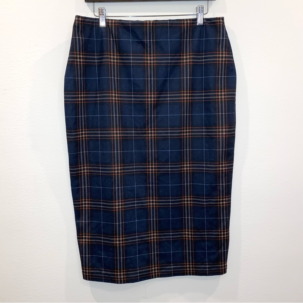 Sanctuary Pull On Plaid Pencil Skirt - Size XL